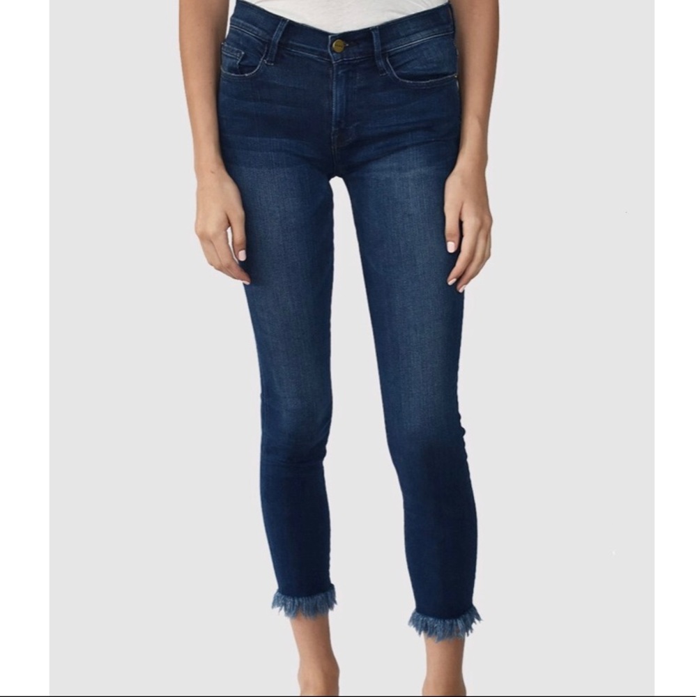 Frame Le Skinny De Jeanne Crop Jeans Size 24